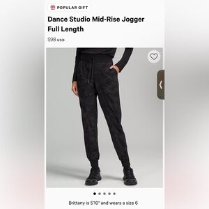 Lululemon Joggers size2